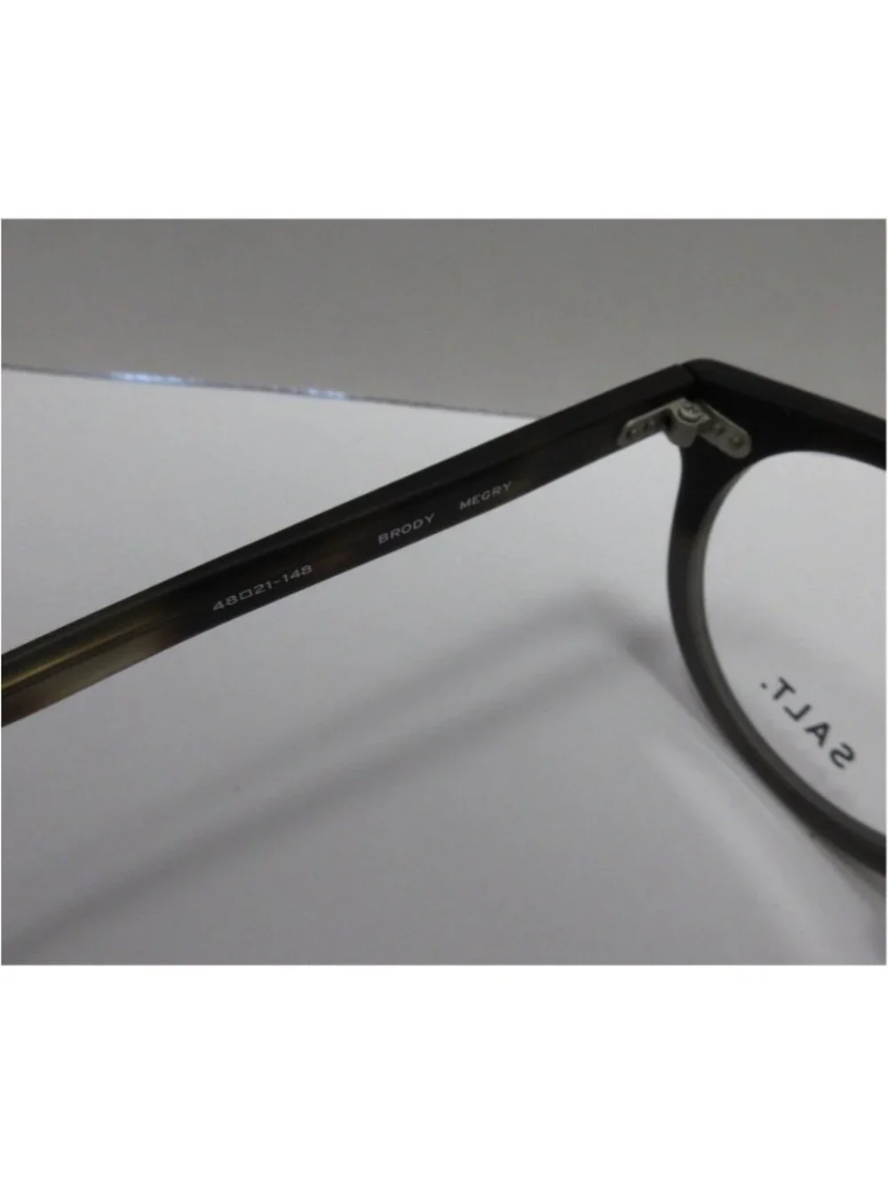 SALT Eyeglasses Brody Megry Tortoise Round Frame Japan 48-21-148 NEW